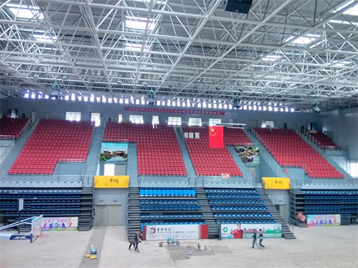 都匀电厂体育馆网架加工